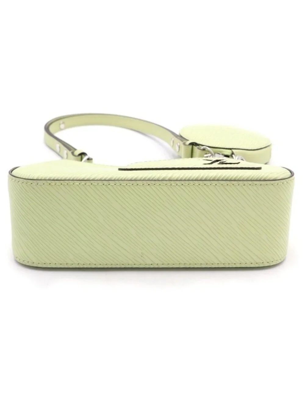 Louis Vuitton Epi Marais Rini Leather 2-Way Shoulder Bag Silver Light Green